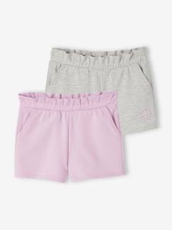 Lot de 2 shorts fille