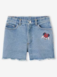 Short fille Disney® Minnie en denim brodé