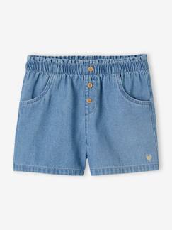 Mädchen-Shorts-Mädchen Jeansshorts mit Dehnbund