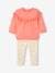 Baby-Set: Sweatshirt & Leggings Oeko-Tex fuchsia+karamell 