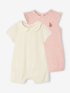 Baby-2er-Pack Baby Sommer-Overalls Oeko-Tex