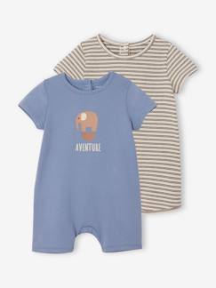 Baby-2er-Pack Baby Sommer-Overalls Oeko-Tex