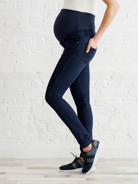 Jean slim stretch de grossesse entrejambe 85 denim black+denim brut+denim gris 