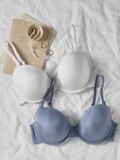 Lot de 2 soutiens-gorge satinés grossesse et allaitement ENVIE DE FRAISE