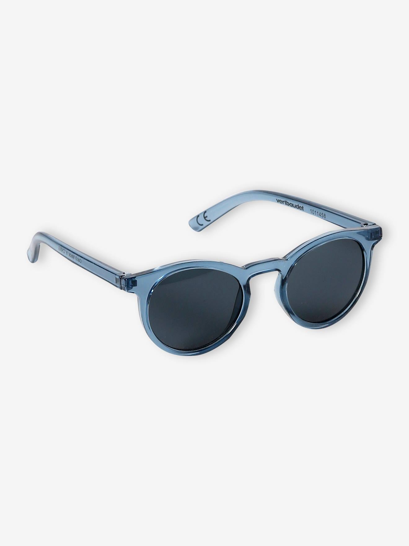 Lunettes De Soleil Polarissées Enfants LOJUDI - Monture Ronde Métal Protection UV400 - 3 à 9 Ans