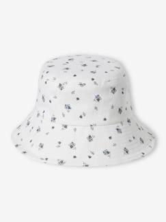 Fille-Accessoires- Chapeau, casquette-Bob fleuri esprit capeline fille