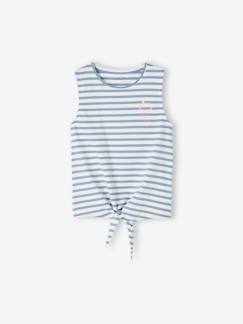Mädchen-T-Shirt, Unterziehpulli-Mädchen Top mit Knoten, bedruckt