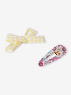 Fille-Accessoires-Lot de 2 barrettes fille coeurs