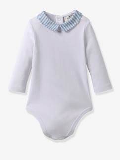 Baby-Body-Baby Body mit Kragen CYRILLUS, Bio-Baumwolle