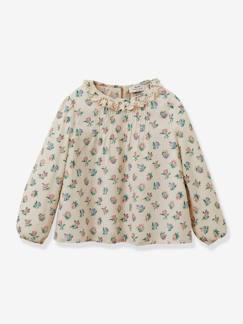 Fille-Chemise, blouse, tunique-Blouse imprimée Suzy fille CYRILLUS