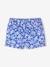 Jungen Baby Badeshorts mit Blumenprint Oeko-Tex blau bedruckt 