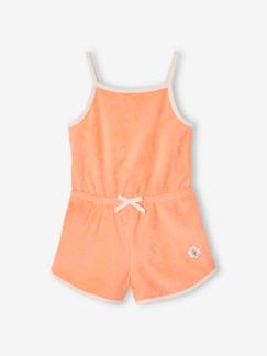 Mädchen-Kurzer Mädchen Jumpsuit aus Frottee