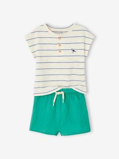 Baby-Set-Baby-Set: T-Shirt & Shorts