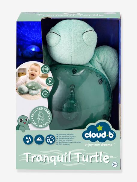 Baby Einschlafhilfe SCHILDKRÖTE Tranquil Turtle Wiederaufladbar CLOUD B blau+blush+grün+violett 