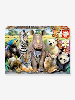 Spielzeug-Lernspiele-Kinder Puzzle TIERE EDUCA, 300 Teile