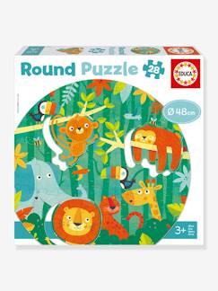 Jouet-Puzzle rond 28 pièces La jungle - EDUCA