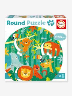Spielzeug-Lernspiele-Puzzle-Rundes Kinder Puzzle DSCHUNGEL EDUCA, 28 Teile