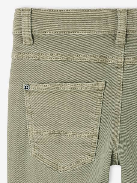 Jungen Slim-Fit-Hose, Hüftweite REGULAR beige+graugrün+himmelblau+khaki+schiefer+schokolade 