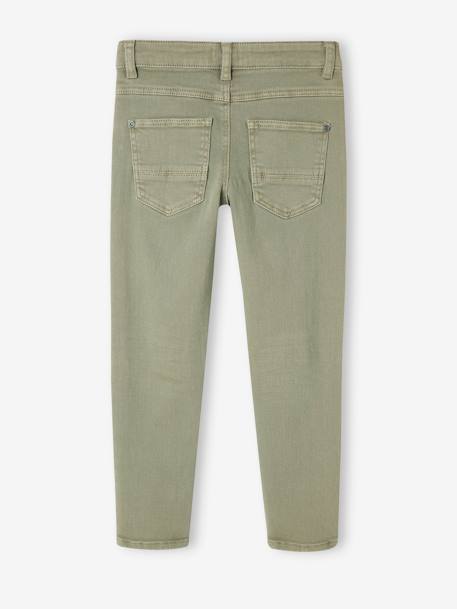 Jungen Slim-Fit-Hose, Hüftweite REGULAR beige+graugrün+grün+himmelblau+khaki+nachtblau+schiefer+terrakotta farbe 