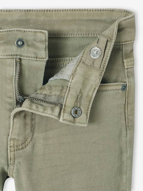 Jungen Slim-Fit-Hose, Hüftweite REGULAR beige+graugrün+grün+himmelblau+khaki+nachtblau+schiefer+terrakotta farbe 