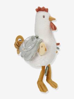 Spielzeug-Erstes Spielzeug-Schmusetuch und Stoffspielzeug-Baby Activity-Stofftier Huhn Little Farm LITTLE DUTCH