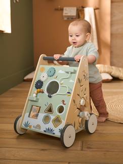 Spielzeug-Erstes Spielzeug-2-in-1 Lauflernwagen mit Bremsen, Holz FSC®