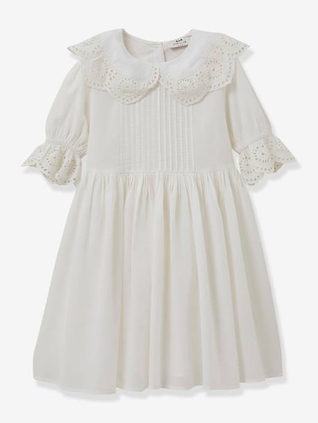 Robe de cérémonie Adeline fille CYRILLUS blanc 