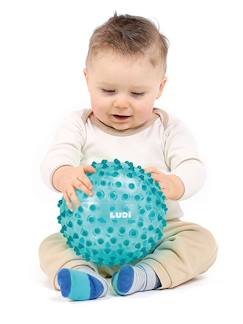 Spielzeug-Erstes Spielzeug-Baby Sensorikball LUDI