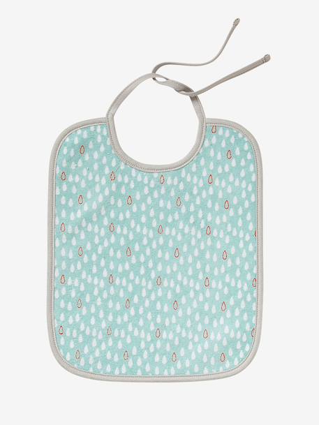 Lot de 7 bavoirs bébé VERTBAUDET Etoiles+Imprimé jungle+Motifs fruits+Motifs Noel 