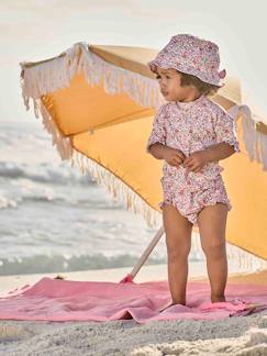 Baby-Mädchen Baby-Set mit UV-Schutz: Shirt, Badehose & Sonnenhut Oeko-Tex