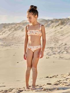 Fille-Maillot de bain 2 pièces pêches fille