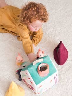 Baby Plüsch-Spielhaus mit Wolf & 3 Schweinchen Lilliputiens