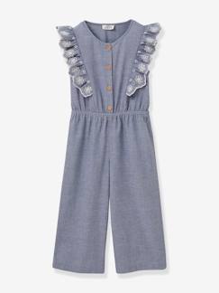 Mädchen-Mädchen Jumpsuit mit Volants CYRILLUS