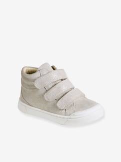 Chaussures-Chaussures fille 23-38-Baskets, tennis-Baskets MID cuir scratchées fille collection maternelle