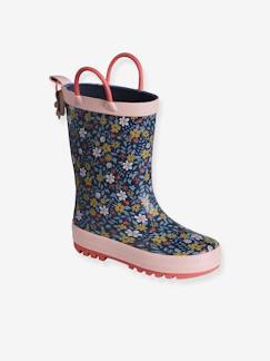 Chaussures-Chaussures fille 23-38-Bottes de pluie caoutchouc imprimé enfant