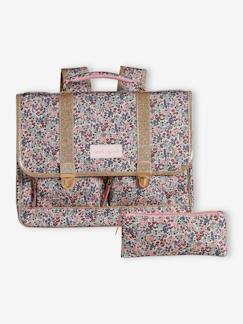 Fille-Accessoires-Cartable + trousse "sweet flowers" fille