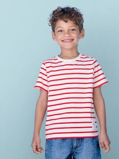 Junge-T-Shirt, Poloshirt, Unterziehpulli-T-Shirt-Jungen T-Shirt mit Streifen