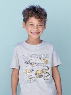 Junge-Jungen T-Shirt mit Recycling-Baumwolle