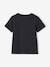 Jungen T-Shirt Basic mit Print vorn anthrazit+aqua 