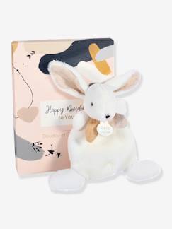 Jouet-Premier âge-Doudous, peluches et jouets en tissu-Happy doudou plat 17cm - DOUDOU ET COMPAGNIE