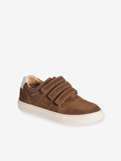 Schuhe-Jungen Klett-Sneakers aus Leder