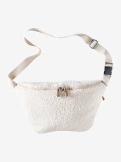 Babyartikel-Wickeltasche-XXL-Bauchtasche aus Teddyfleece