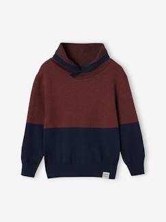 Junge-Jungen Pullover mit Kragen