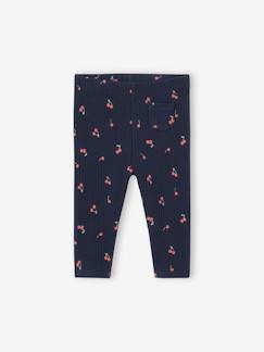 Bébé-Pantalon, jean-Legging en côtes imprimé bébé