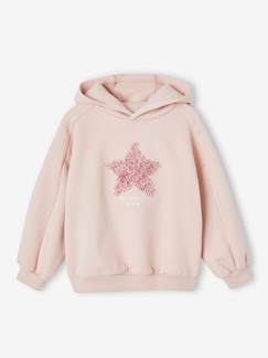 Mädchen-Mädchen Kapuzensweatshirt mit Print