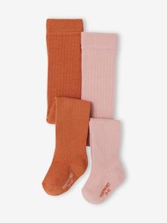 Baby-Socken, Strumpfhose-2er-Pack Mädchen Baby Strumpfhosen Oeko-Tex