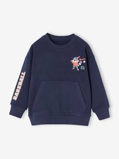 Junge-Jungen Sweatshirt mit Rundhals und Recycling-Polyester