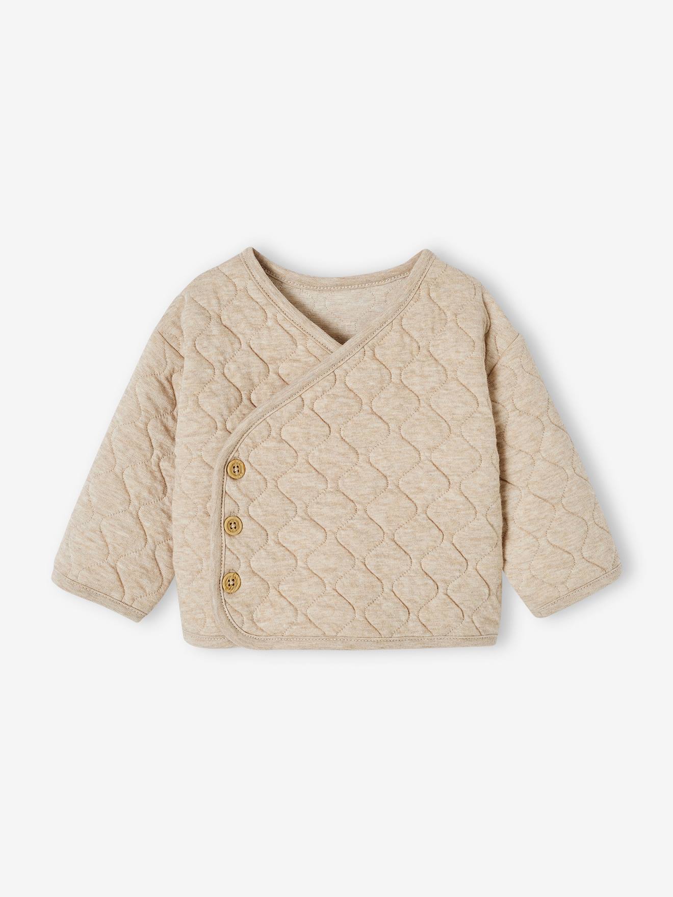 Ensemble Naissance Vertbaudet 4 Pièces - Body Et Pantalon Évolutifs + Bavoir + Doudou - 100% Coton Bio