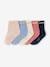 Lot de 5 paires de chaussettes bébé avec détails scintillants rose+rose poudré 