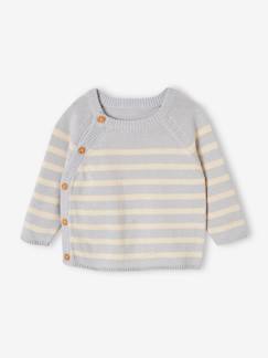 Baby-Pullover, Strickjacke, Sweatshirt-Baby Ringelpullover Oeko-Tex